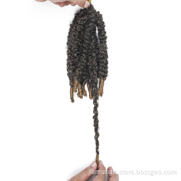 15 rootsCrotchet Braid Hair Distressed Butterfly Locs Crochet Braids Goddess Pre Looped Synthetic Braiding Hair Extensions